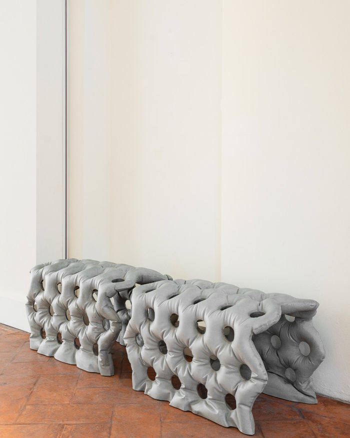 Flexible Formwork Concrete Bench